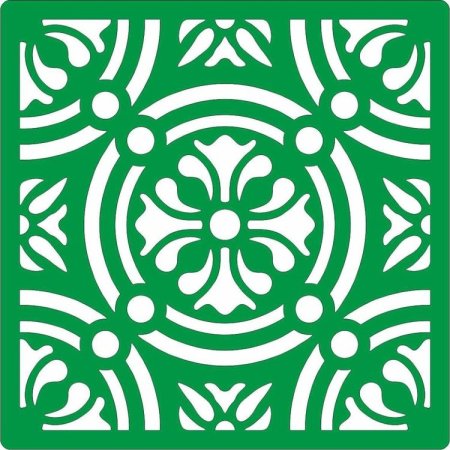 Трафарет плитка азулежу 10х10