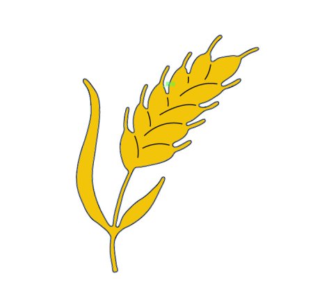 Рисование колосок