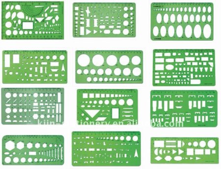 Линейка трафарет для черчения