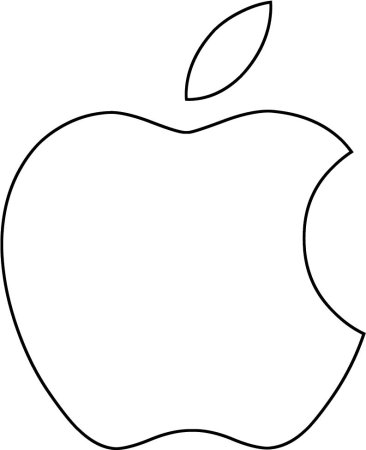 Трафарет Apple