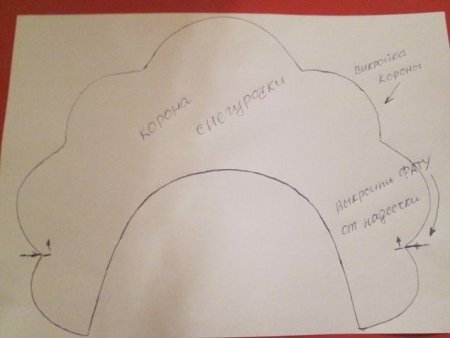Корона кокошник выкройка