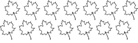 Маленькие кленовые листочки