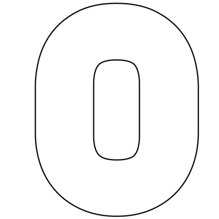 Трафареты на окна цифры