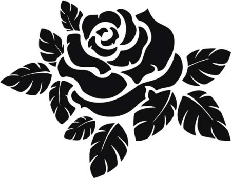 Трафарет "цветы"