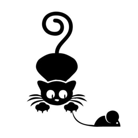 Коты трафареты для декора