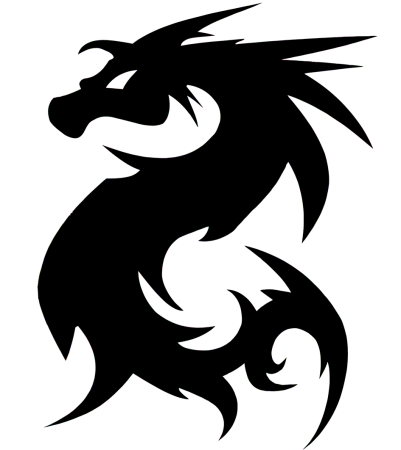 Силуэт дракона