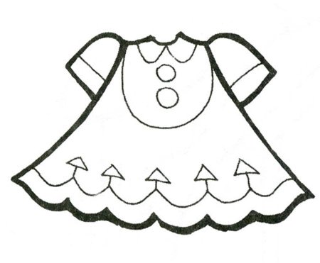 Разукрашки платья