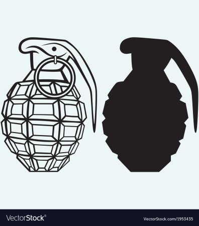 Граната чб