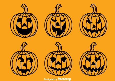 Тыква контур Helloween