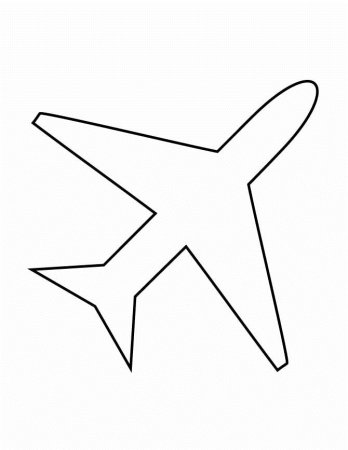 Самолетик контур сбоку
