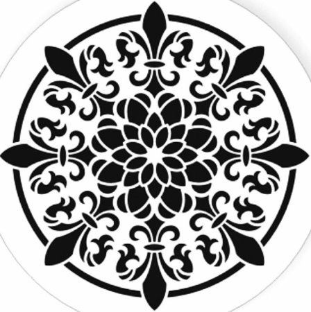 Орнамент круглый легкий