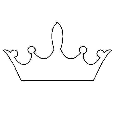 Корона трафарет