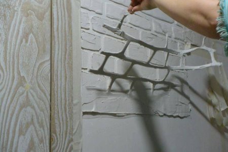 Трафарет для имитации кирпичной кладкb