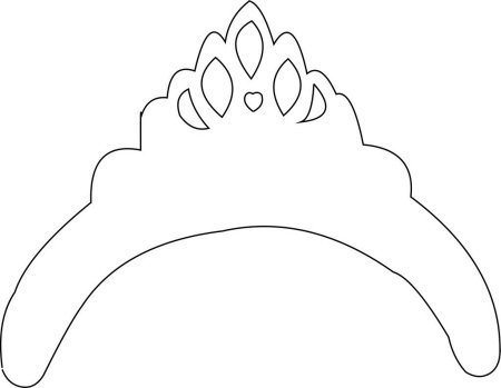 Кокошник трафарет