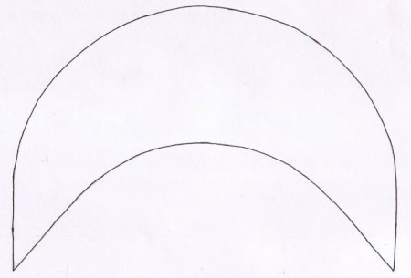 Кокошник чертеж
