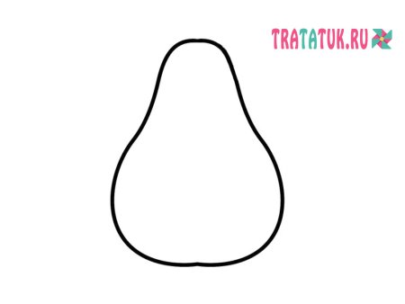Аппликация груша