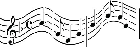 Ноты трафарет