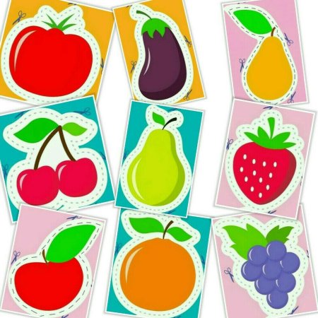 Фрукты трафареты для вырезания