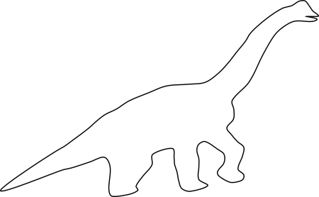 Трафарет динозавра для вырезания (38 фото)
