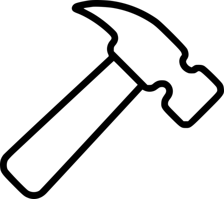 Молоток раскраска