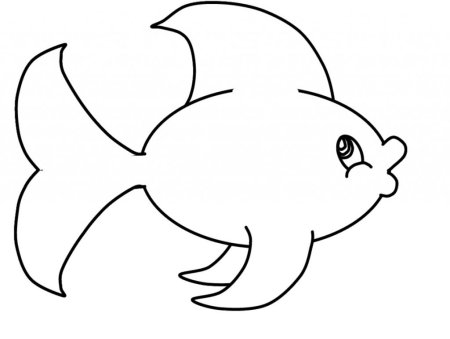 Шаблоны рыбок для раскрашивания