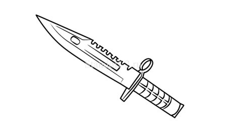 Нож м9 байонет раскраски