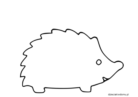 Раскраска Ёжик