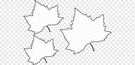 Трафареты кленовых листьев
