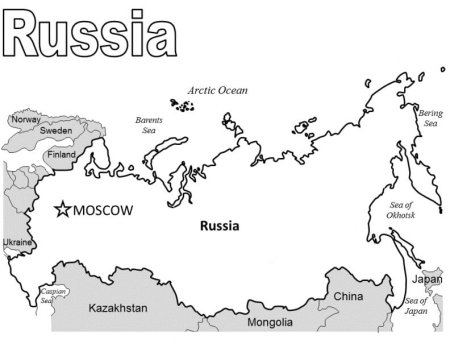 Раскраска карат России