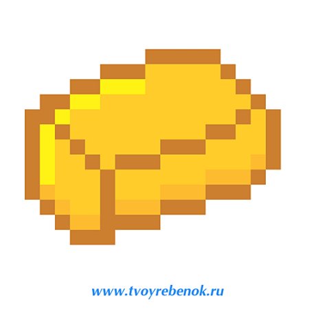 Майнкрафт золото шаблон