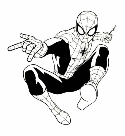Ultimate Spider man раскраска