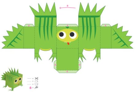 Объемные игрушки из бумаги