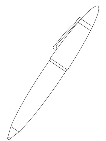 Раскраска ручка шариковая