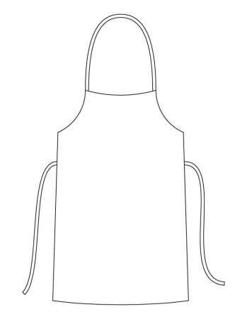 Фартук трафарет для рисования