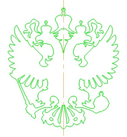 Двуглавый Орел контур