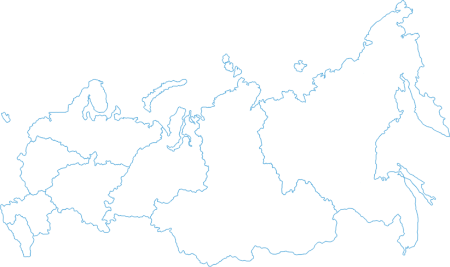 Трафарет карты россии (43 фото)