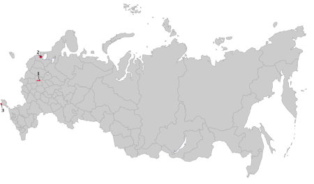 Карта России с субъектами Федерации 2022