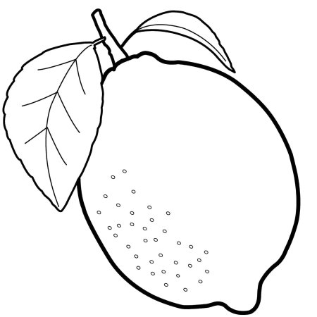 Фрукты раскраска для детей