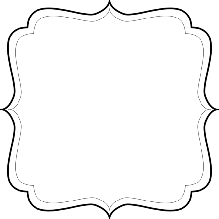 Фигурная рамка