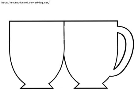 Трафарет кружки
