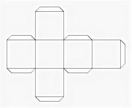 Развёртка Куба 4ч4