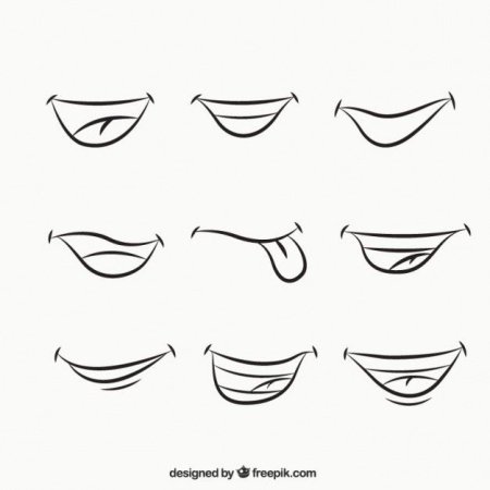 Улыбка для поделок