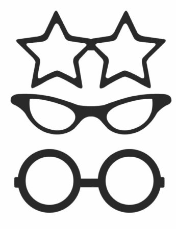 Очки на палочке