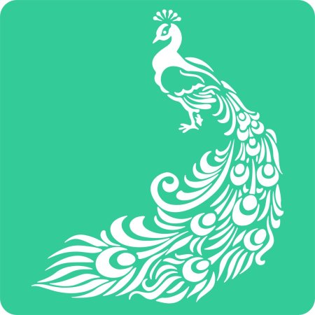 Сказочная птица раскраска