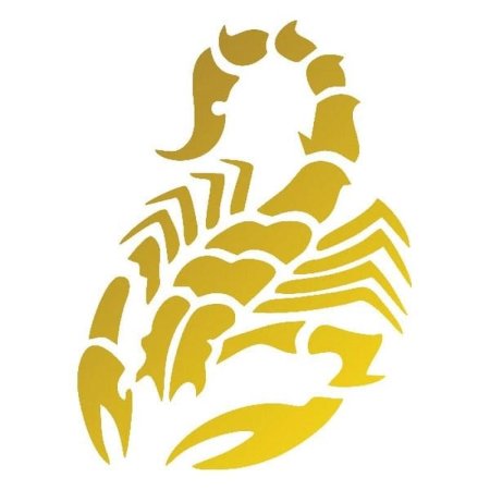 Скорпион трафарет