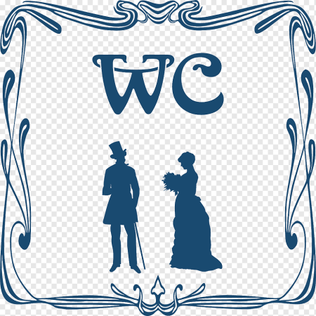 Трафарет WC