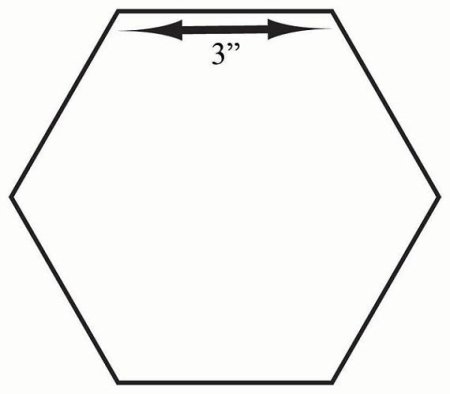 Шестиугольник 3 на 3