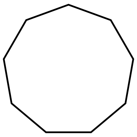 Hendecagon одиннадцатиугольник