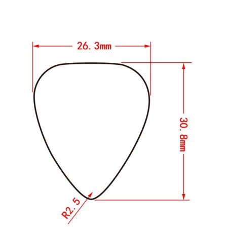 Медиаторы розовый Fender 0.96