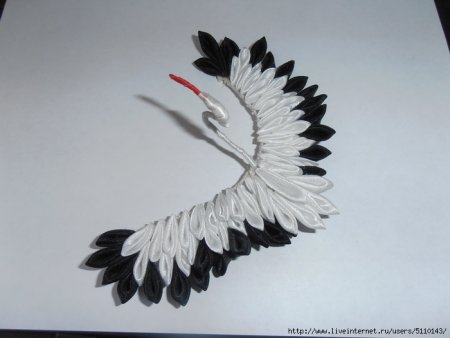 Поделка журавль